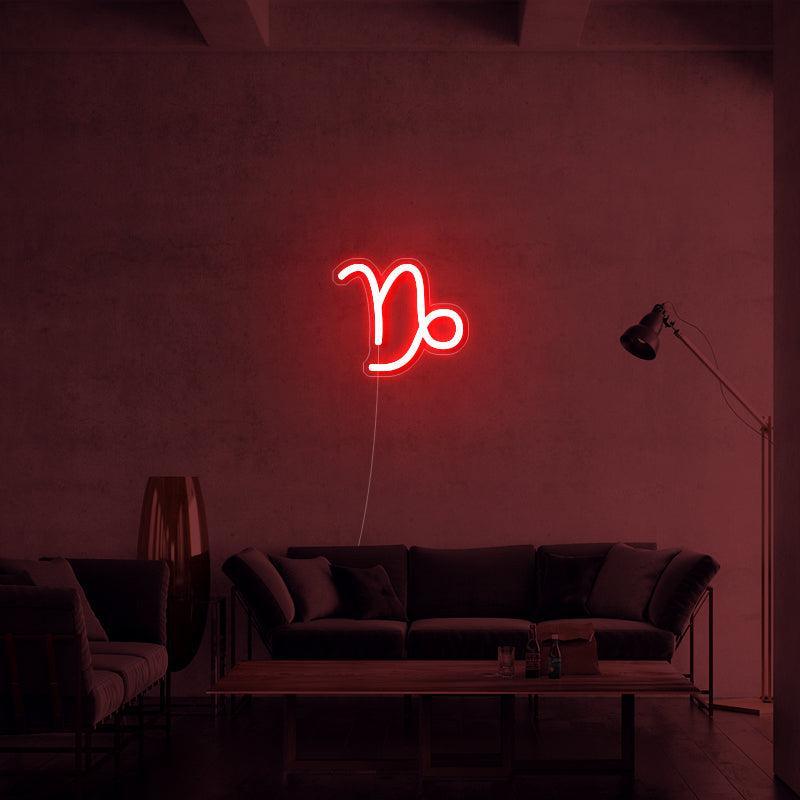 'Capricorn' Zodiac LED Neon Sign - neon32 - Neon32 - Neonbeach - Sculpt Neon - Custom Neon - Neon87 -Yellow Pop