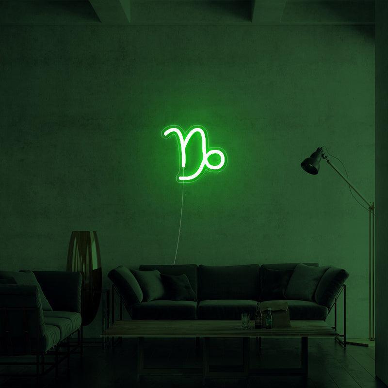 'Capricorn' Zodiac LED Neon Sign - neon32 - Neon32 - Neonbeach - Sculpt Neon - Custom Neon - Neon87 -Yellow Pop