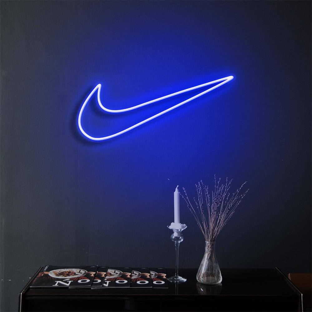 Nike Swoosh LED Neon Sign - neon32 - Neon32 - Neonbeach - Sculpt Neon - Custom Neon - Neon87 -Yellow Pop