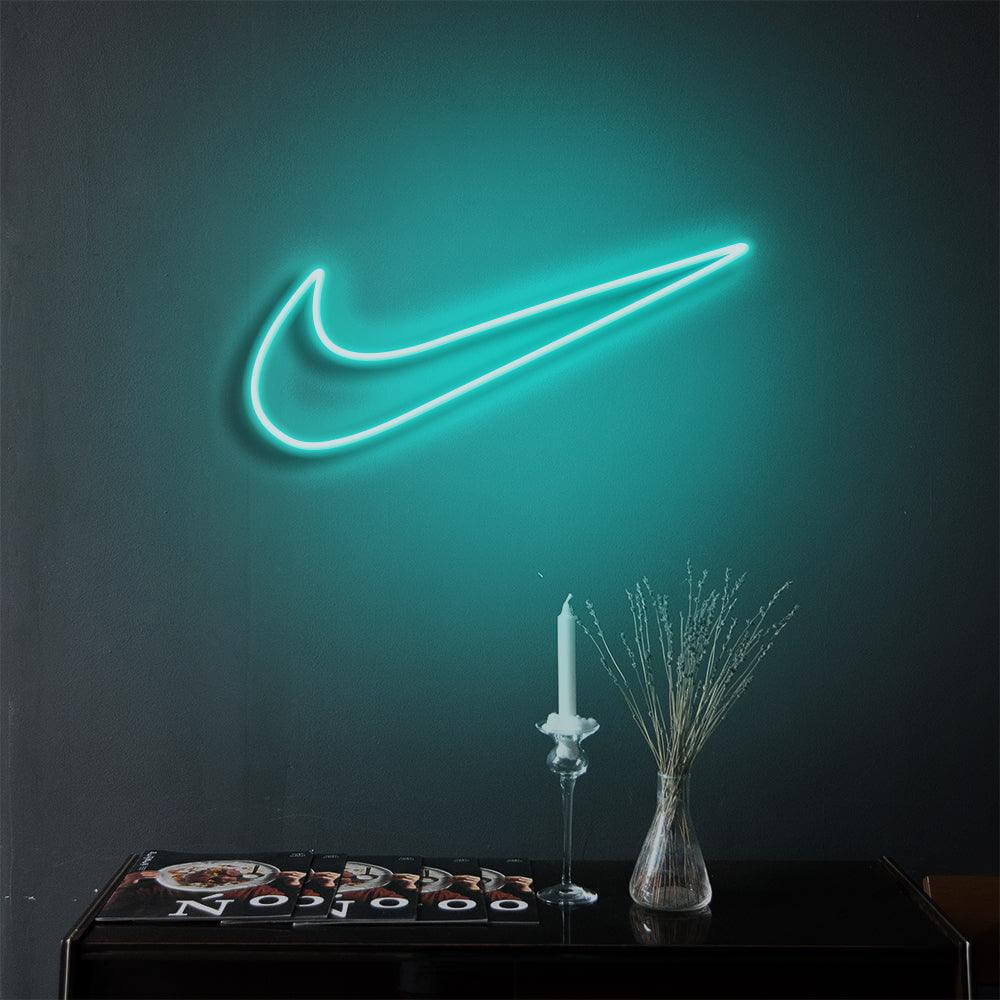 Nike Swoosh LED Neon Sign - neon32 - Neon32 - Neonbeach - Sculpt Neon - Custom Neon - Neon87 -Yellow Pop