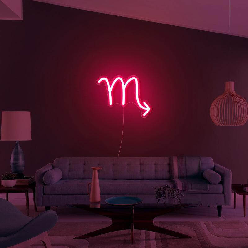 'Scorpio' Zodiac LED Neon Sign - neon32 - Neon32 - Neonbeach - Sculpt Neon - Custom Neon - Neon87 -Yellow Pop